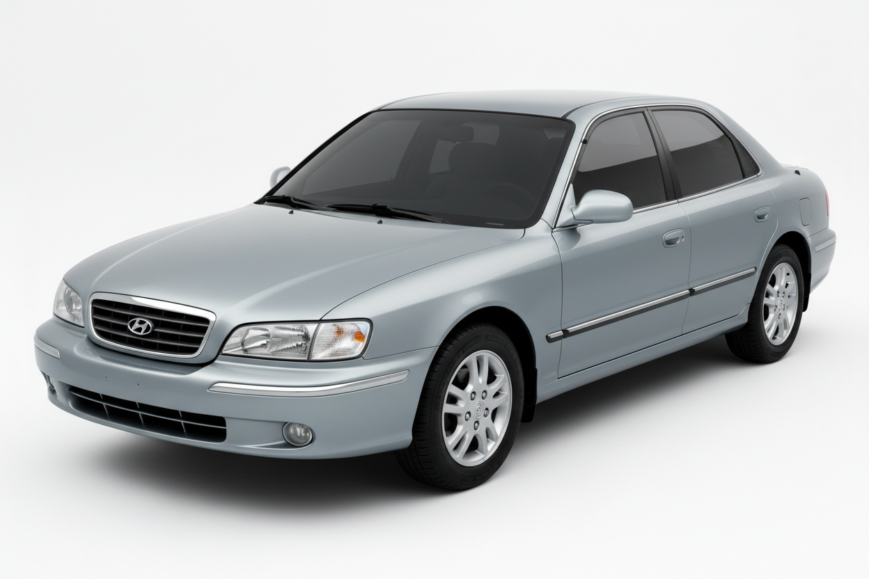 1995 Hyundai Sonata with tinted windows
