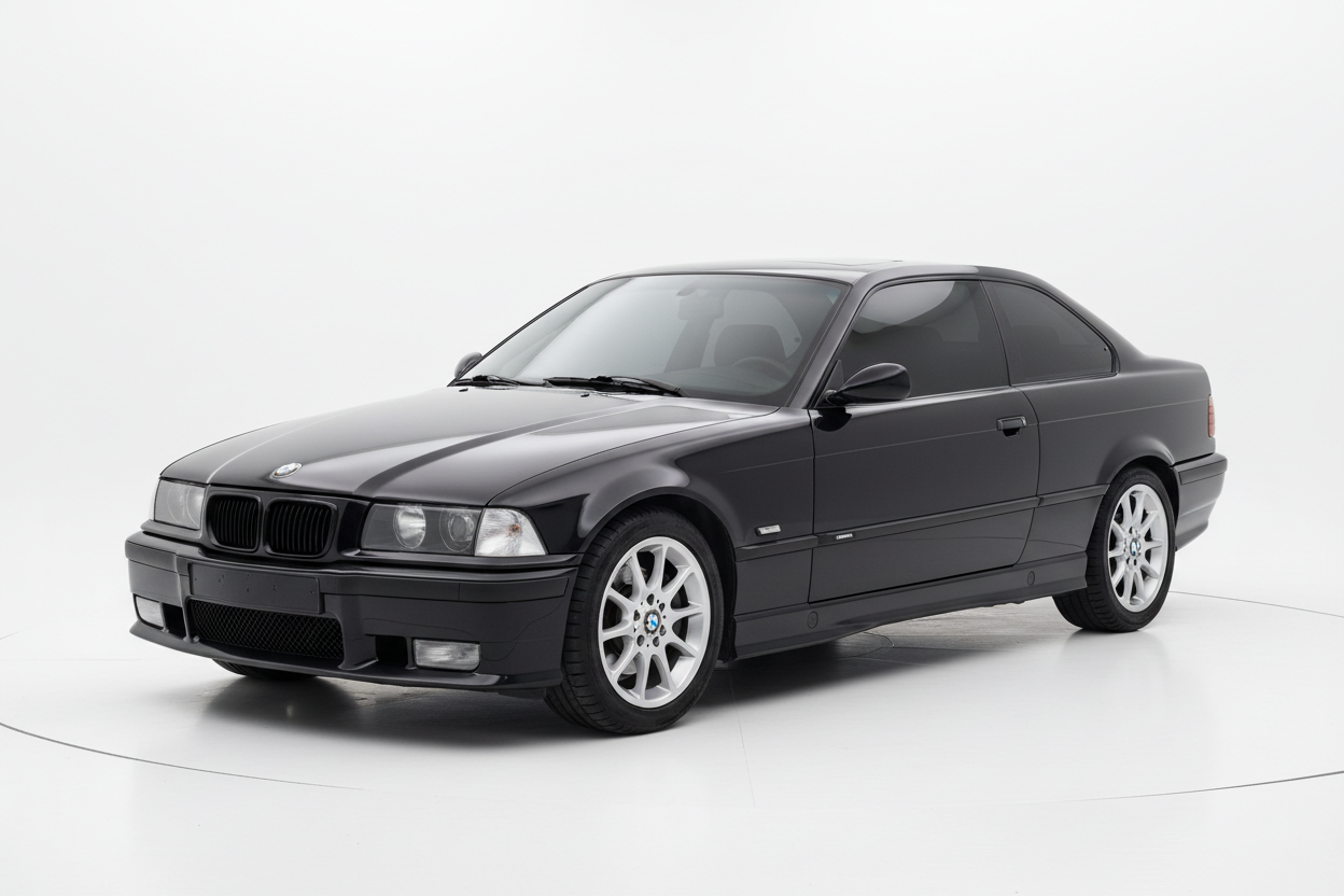 1997 BMW 3 Series Coupe with tinted windows