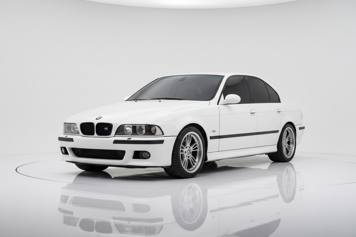 1997 BMW M5 with tinted windows