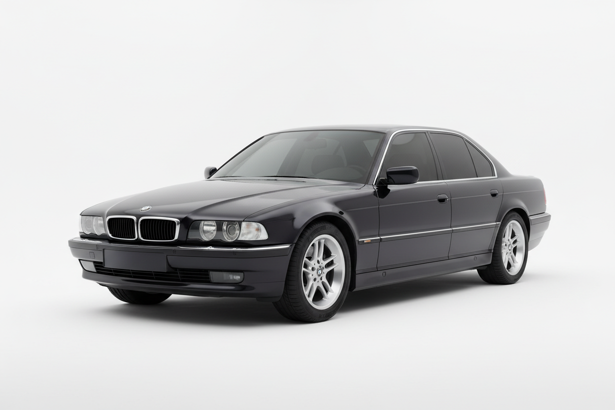 1999 BMW 7 Series with tinted windows
