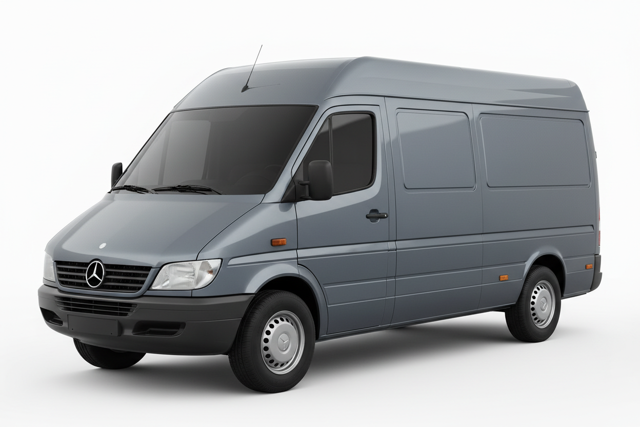 1999 Mercedes-Benz Sprinter panel van with tinted windows
