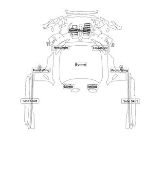 Track Pack kit - labelled pieces