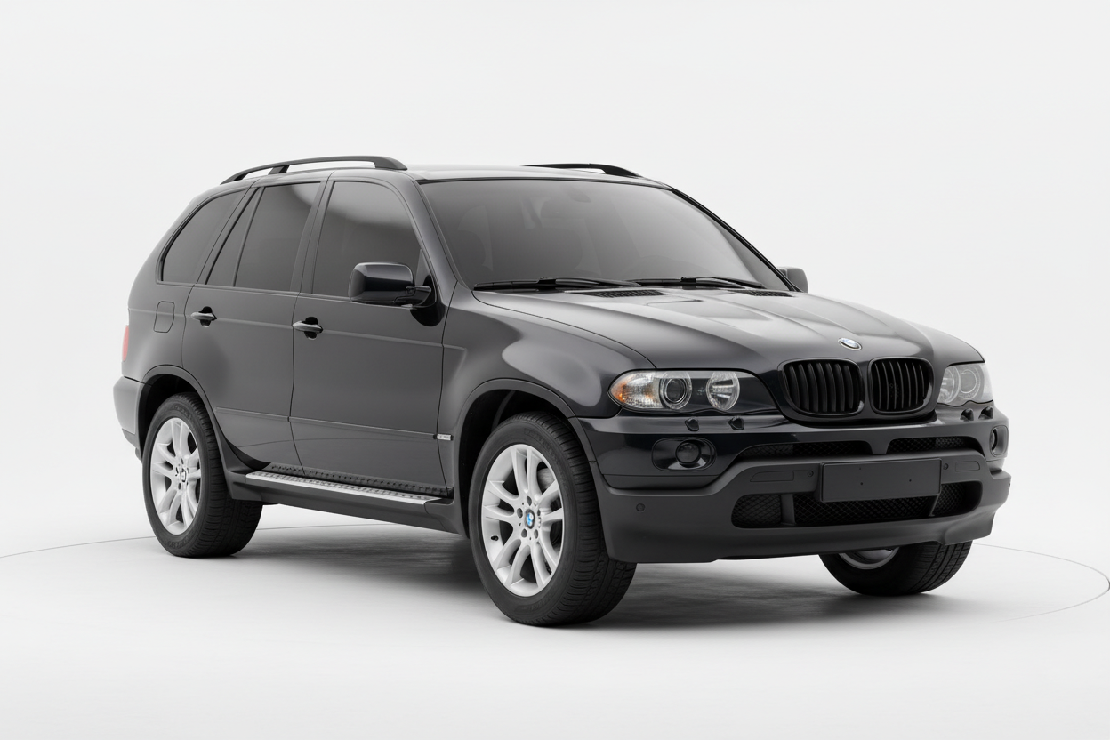 2000 BMW X5 with tinted windows