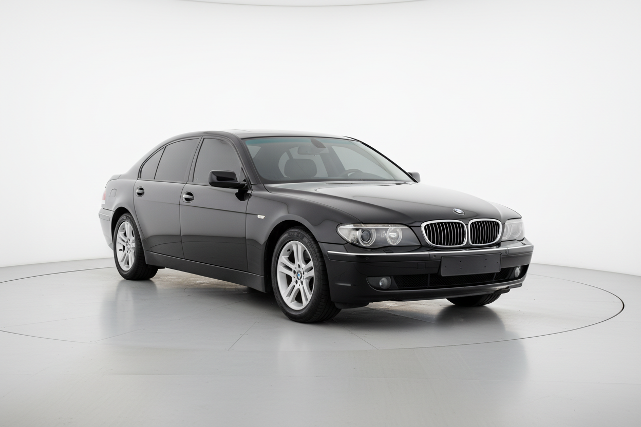 2001 BMW 7 Series with tinted windows