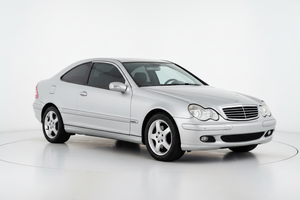 2002 Mercedes C-Class Coupe with tinted windows