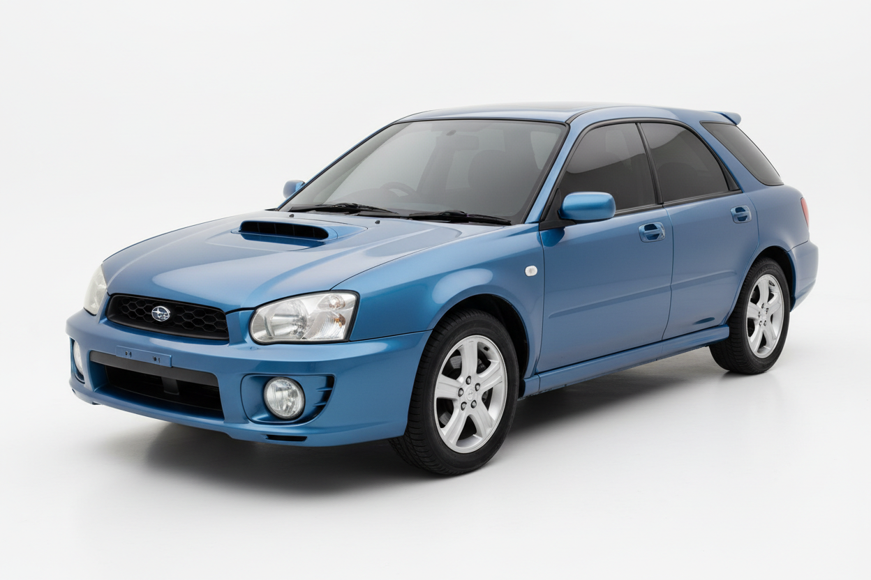2002 Subaru Impreza Wagon with tinted windows