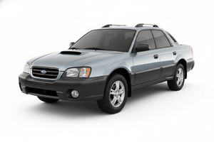 2003 Subaru Baja with tinted windows
