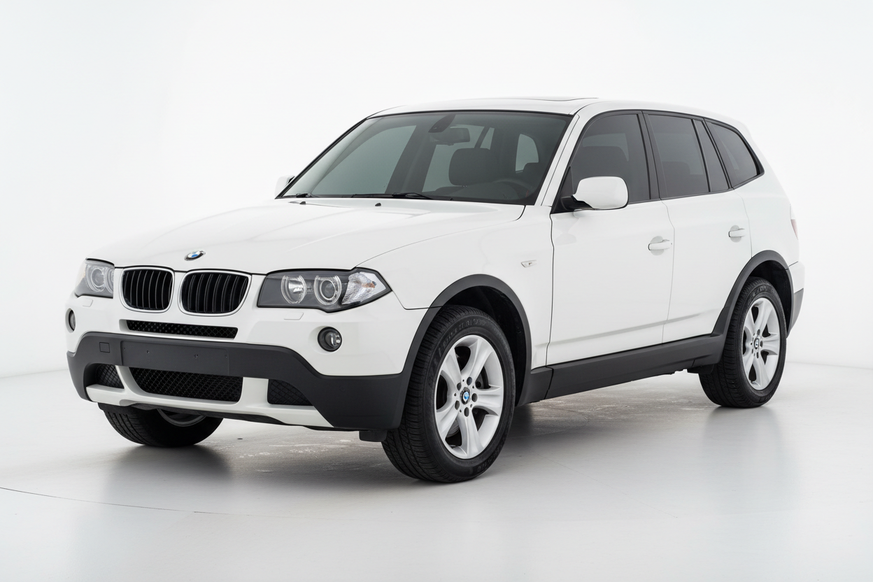 2004 BMW X3 with tinted windows