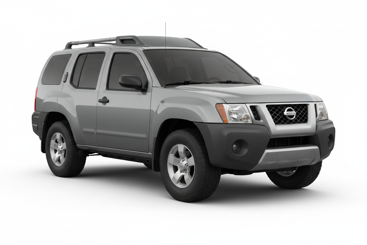 2005 Nissan Xterra with tinted windows