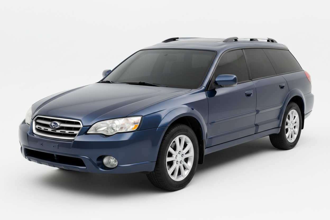 2005 Subaru Outback Estate with tinted windows