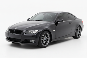 2007 BMW 3 Series Coupe with tinted windows