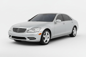 2007 Mercedes S-Class with tinted windows