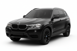 2011 BMW X3 with tinted windows