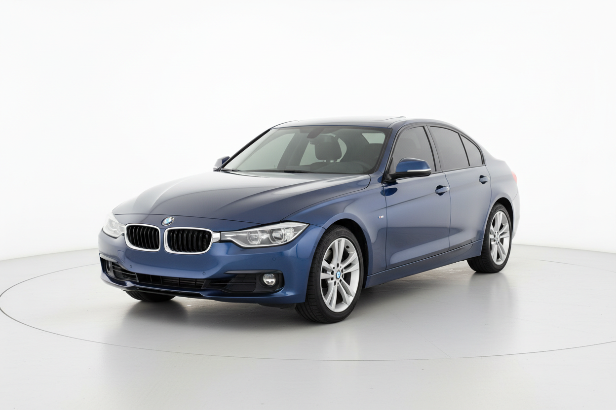 2012 BMW 3 Series with tinted windows