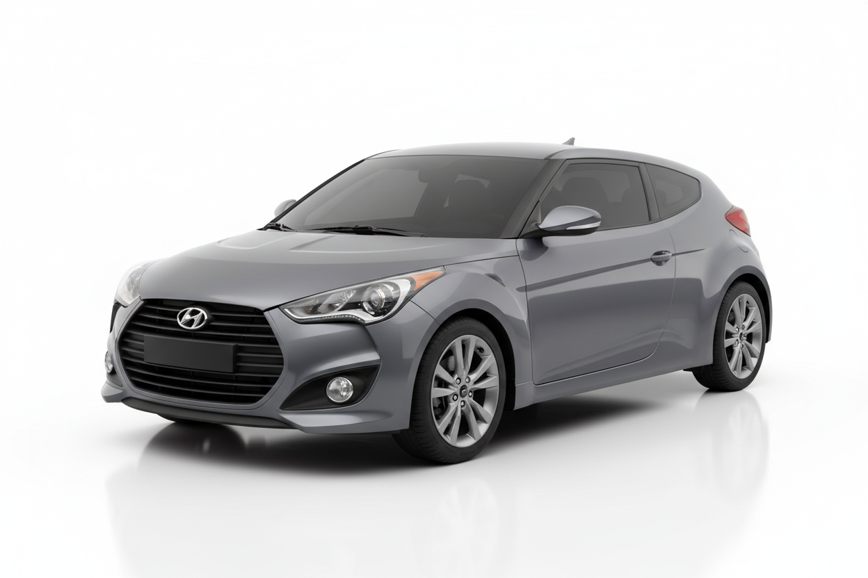 2012 Hyundai Veloster with tinted windows
