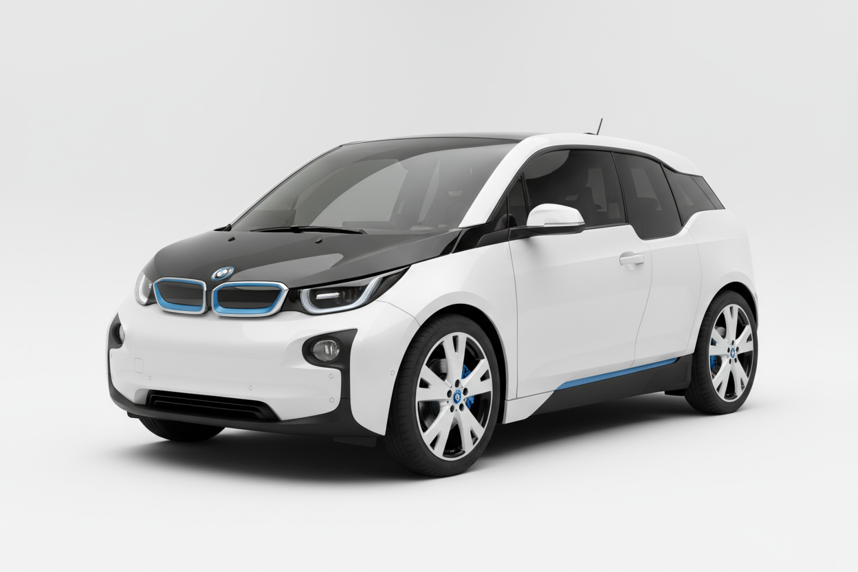 2014 BMW i3 with tinted windows