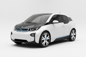 2014 BMW i3 with tinted windows