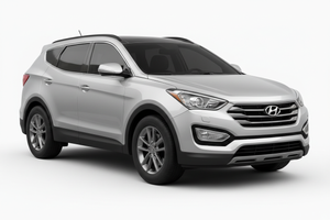 2015 Hyundai Santa Fe with tinted windows