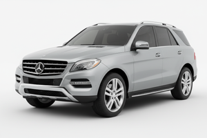 2015 Mercedes M-Class with tinted windows