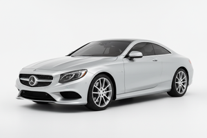 2015 Mercedes S-Class Coupe with tinted windows