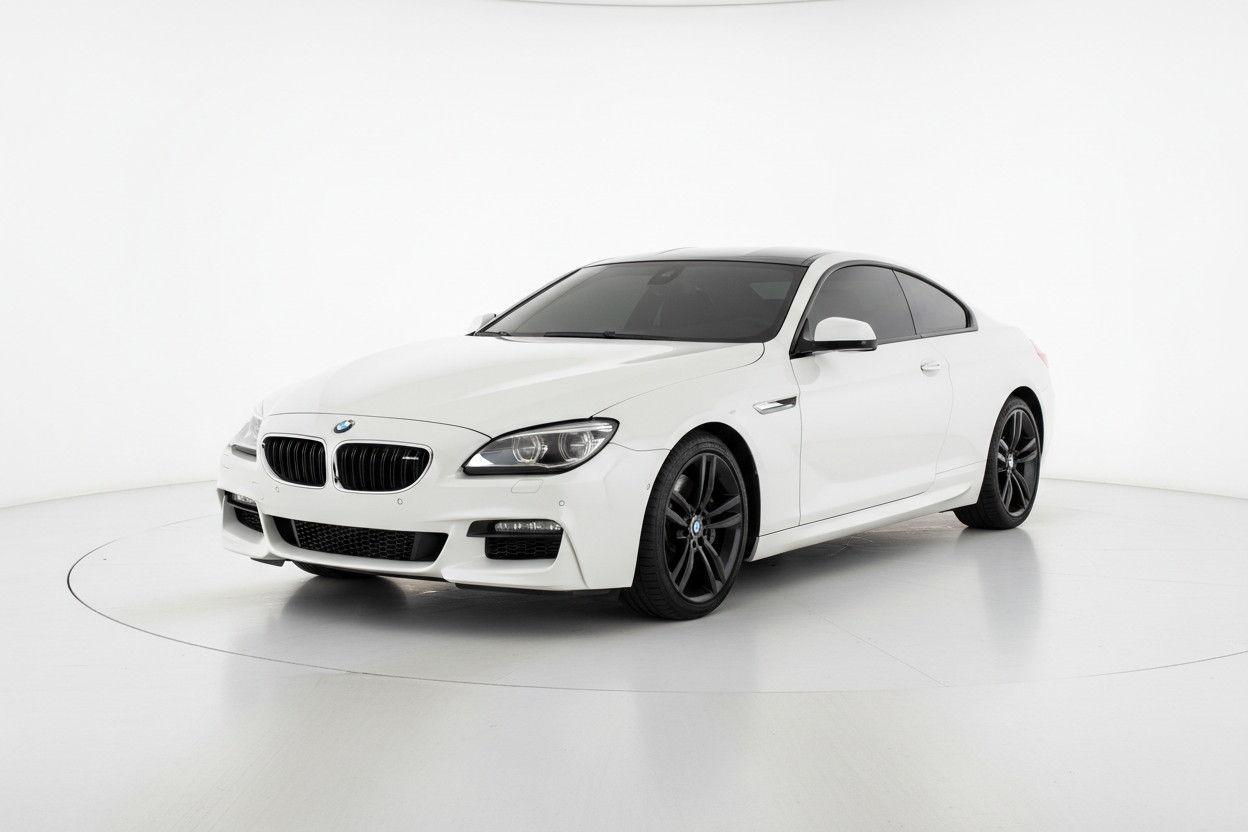 2017 BMW 6 Series Coupe with tinted windows
