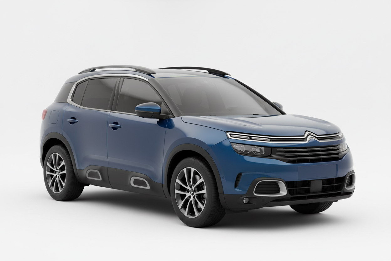 2017 Citroen C5 Aircross with tinted windows