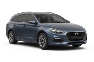 2017 Hyundai i30 Estate with tinted front windscreen and front two doors