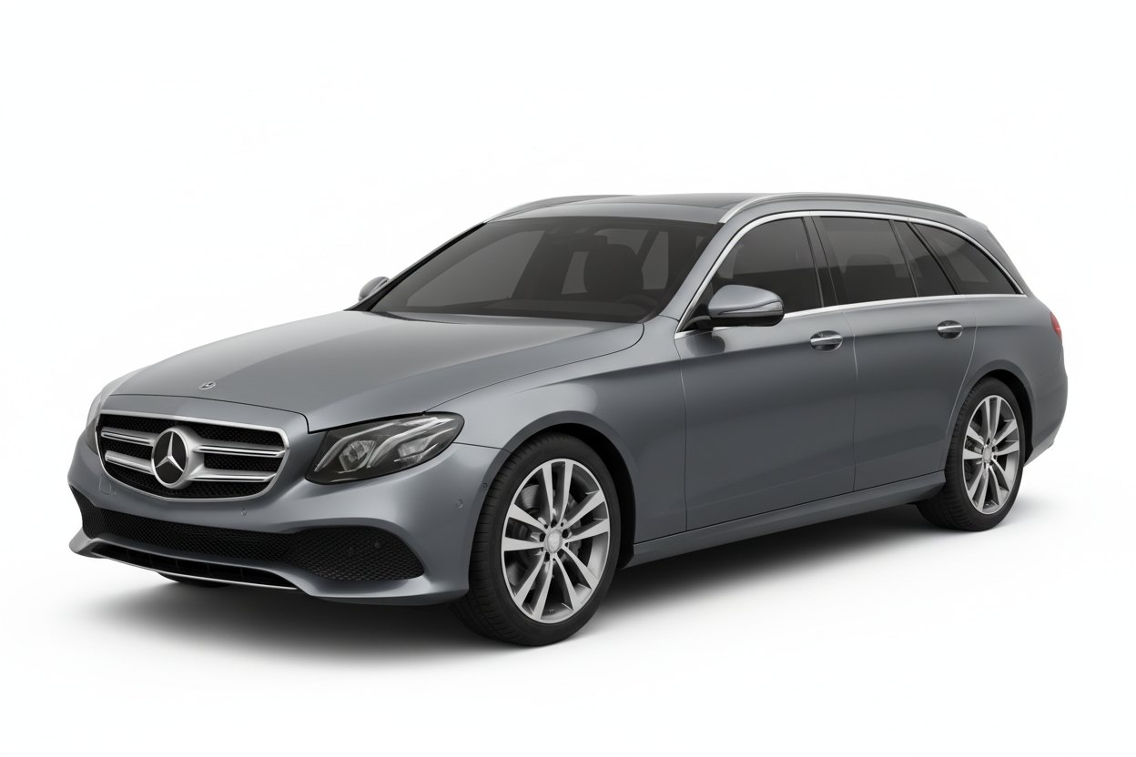 2017 Mercedes E-Class Wagon with tinted windows