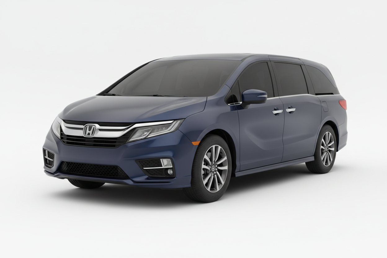2018-2025 Honda Odyssey with tinted windows