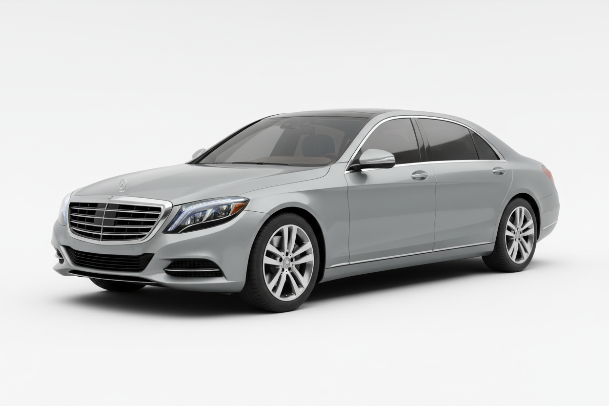 2018 Mercedes S-Class with tinted windows