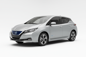 2018 Nissan Leaf with tinted windows