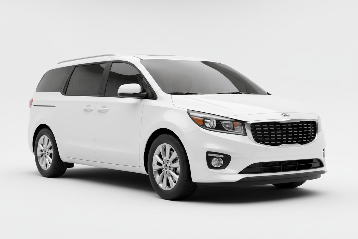 2020 Kia Sedona with front tint