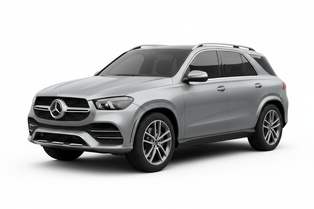 2020 Mercedes GLE SUV with tinted windows