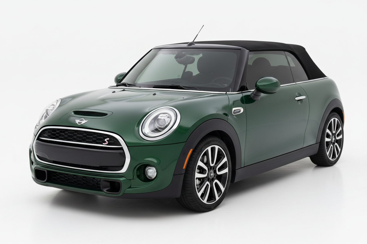 2020 Mini Cooper Convertible with roof down