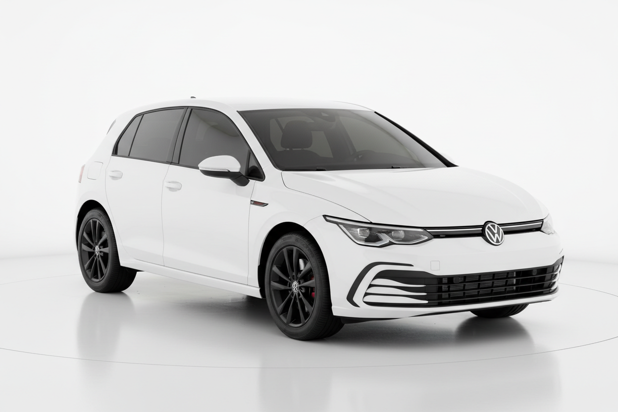 2020 Volkswagen Golf MK8 blacked out windows