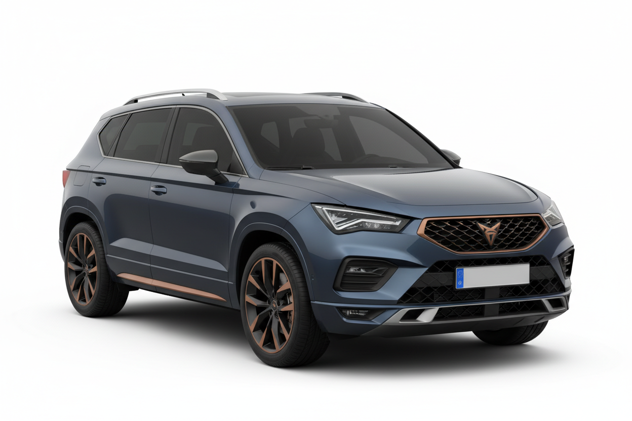 2021 Cupra Ateca with tinted windows