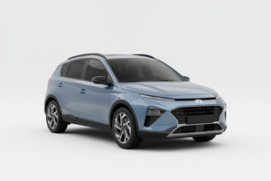 2021 Hyundai Bayon with tinted windows