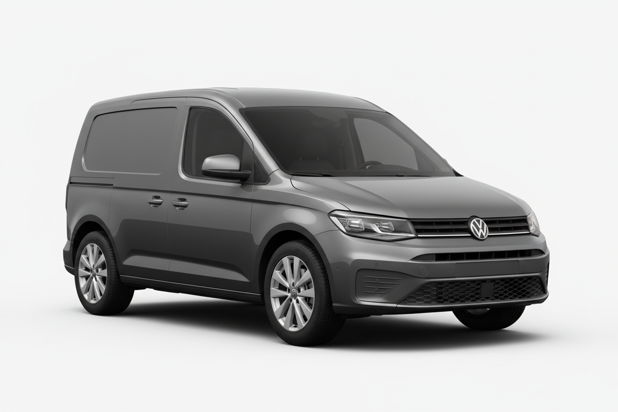 2021 Volkswagen Caddy Cargo with tinted windows