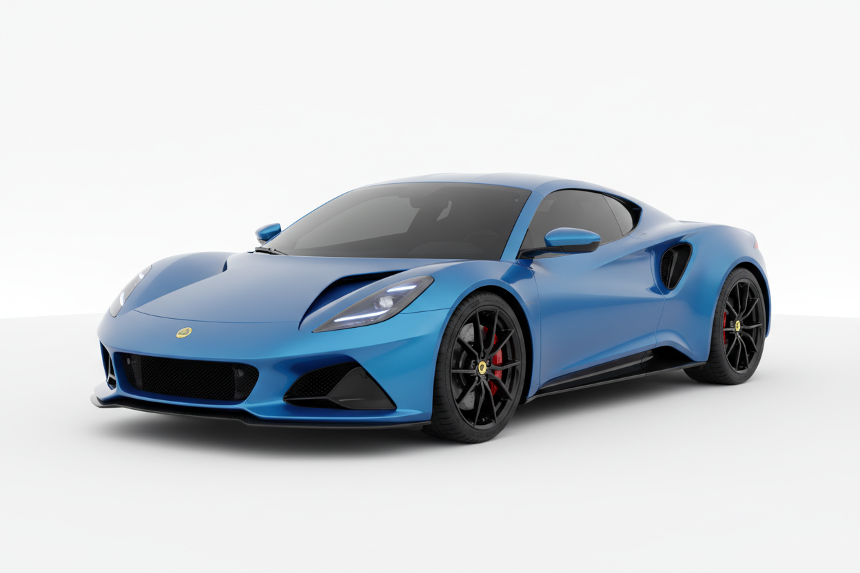 2022 Lotus Emira with tinted windows