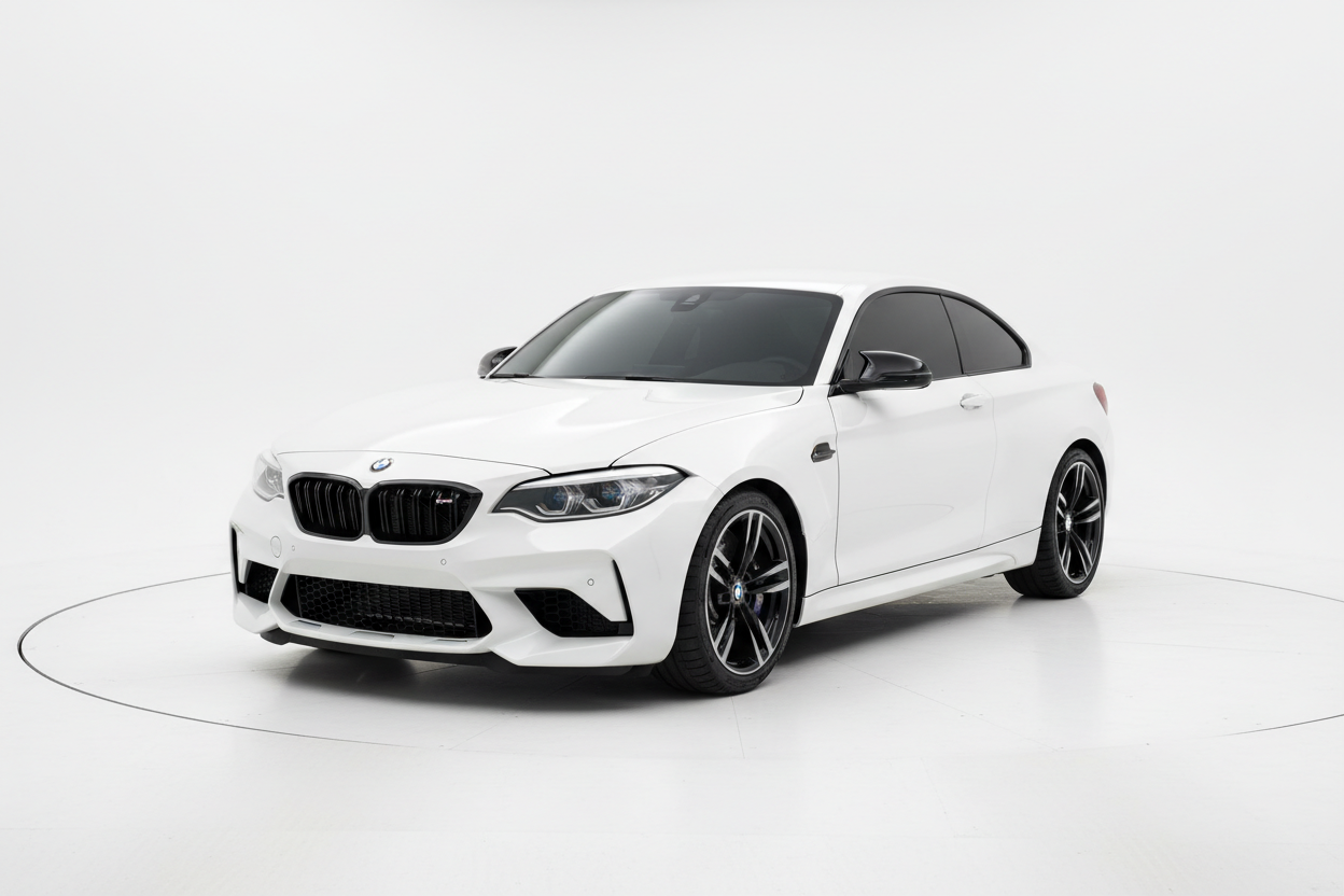 2023 BMW M2 with tinted windows