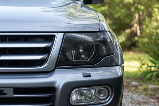 Mitsubishi Pajero/ Shogun 1999 2006 T2915A Pre Cut Front Light / Headlight Tint Kit
