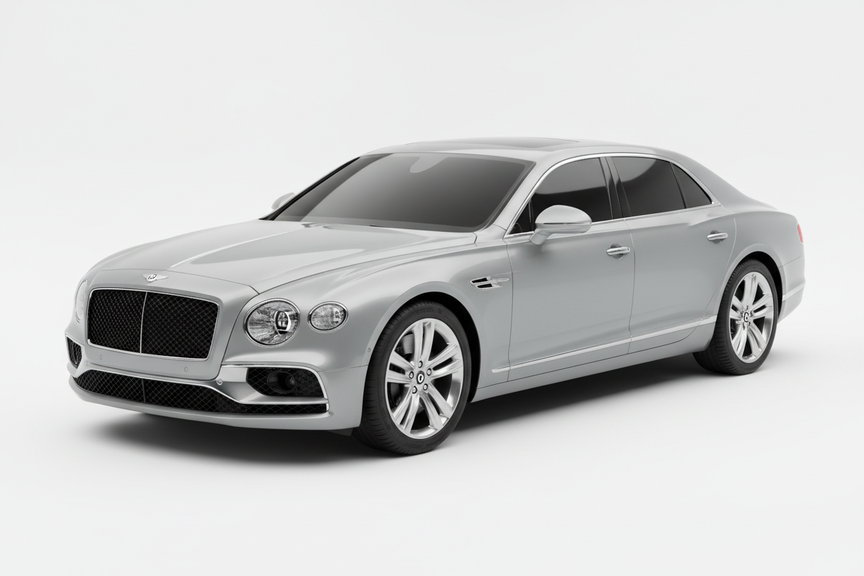 dark tinted car at 5% tint