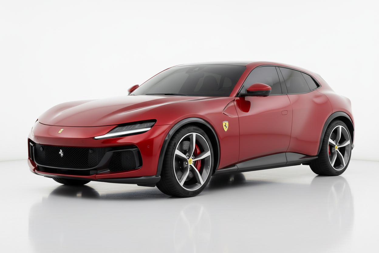 Ferrari Purosangue with Tinted Windows