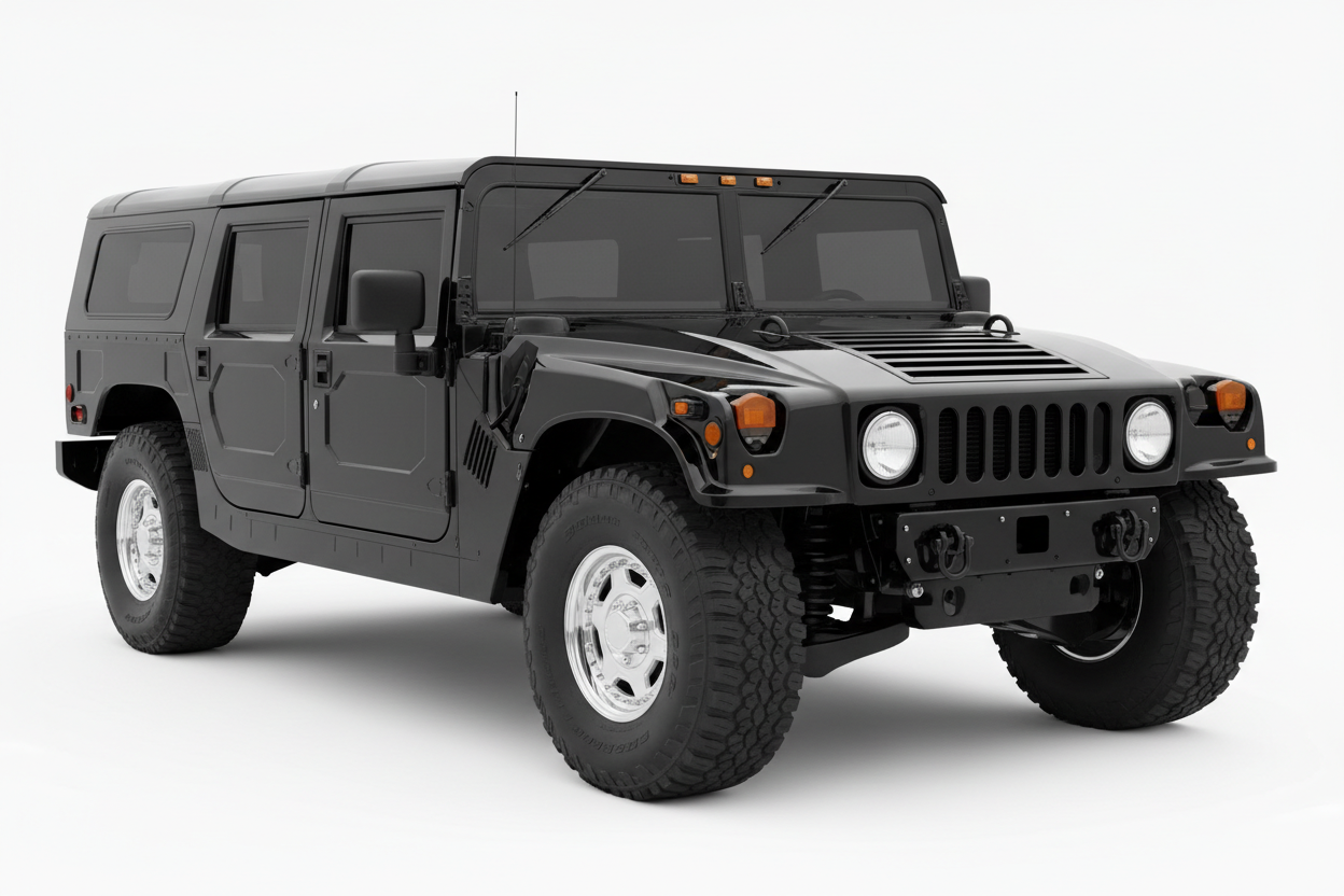 Hummer H1 Wagon 2000-2006 with tinted windows
