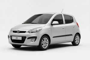 Hyundai i10 2006-2011 with tinted windows