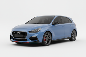 Hyundai i30 / i30 N 2017-2025 with tinted windows