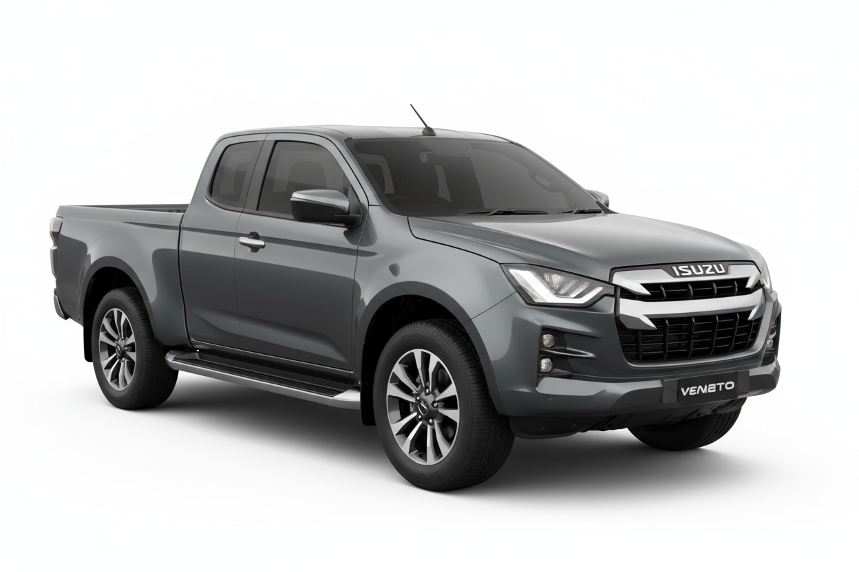 Isuzu D-Max Extended Cab 2021-2025 with tinted windows