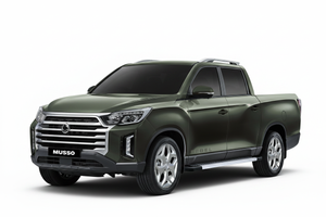 KGM Musso - White Background Tinted Windows