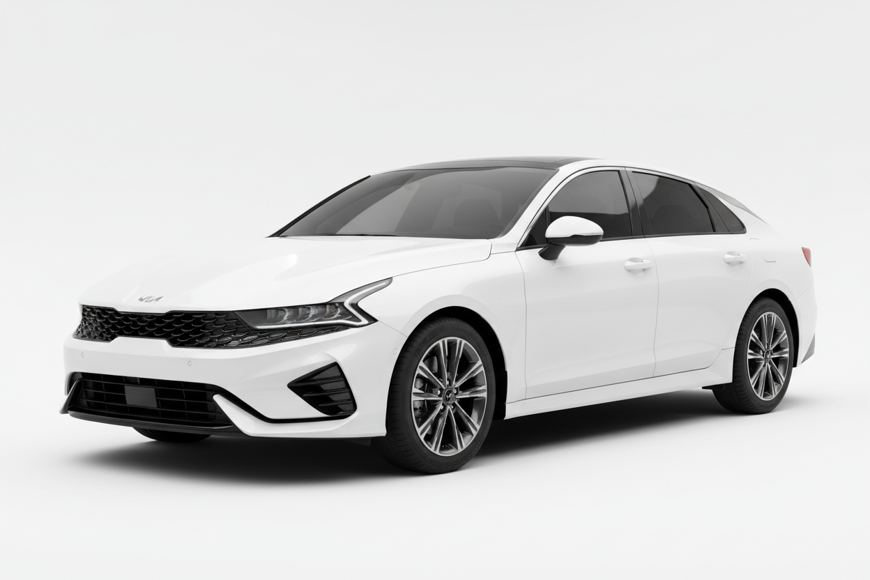 Kia K5 with all windows tinted