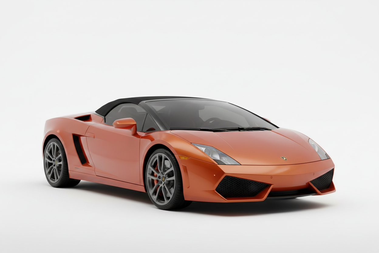 Lamborghini Gallardo Spyder with tinted windows